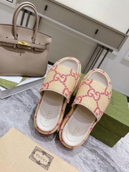 Gucci Women's GG Platform Slide Sandals - Image 3