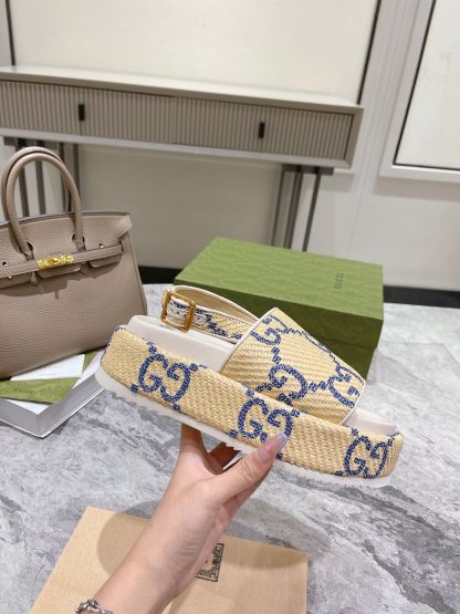 Gucci Women's GG Platform Slide Sandals - Image 3