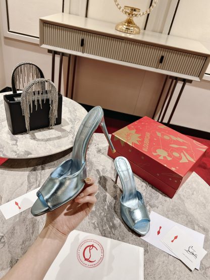 Christian Louboutin stylish peep-toe high heels - Image 4