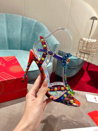 ChristianLouboutin stylish and exquisite spiked high heels - Image 4