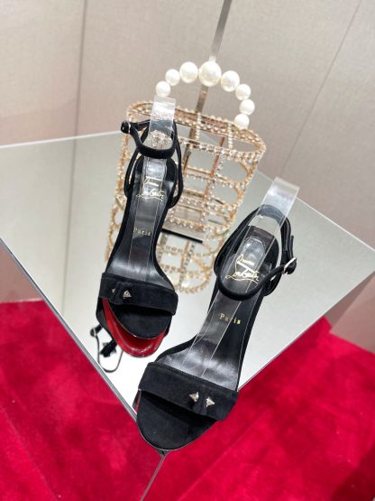 ChristianLouboutin double spike sandals high heels - Image 4