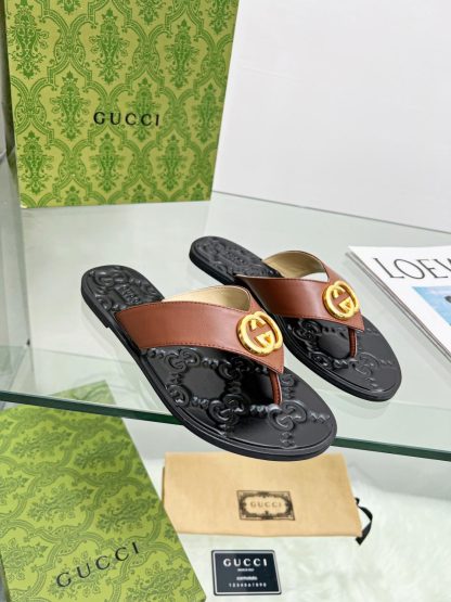 Gucci flat flip flops - Image 5