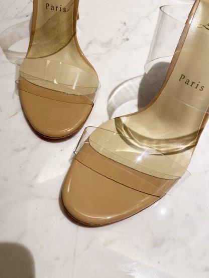Christian Louboutin transparent strap high-heeled sandals - Image 4