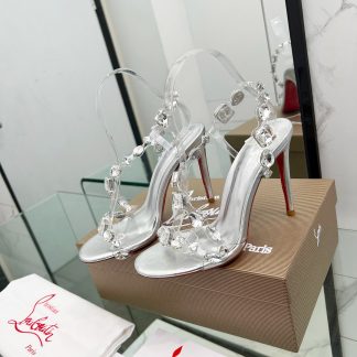 ChristianLouboutin new diamond sandals and high heels