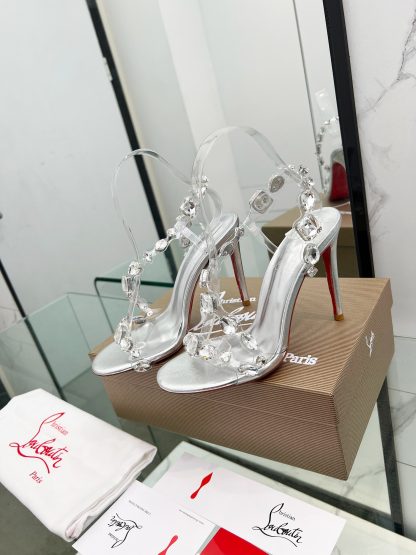 ChristianLouboutin new diamond sandals and high heels