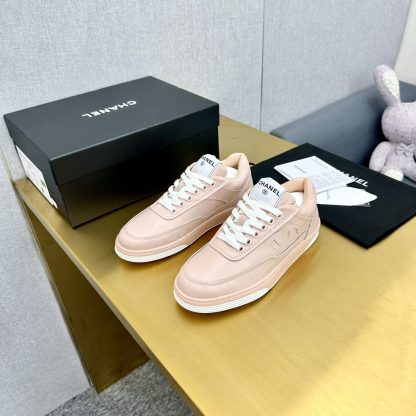 Chanel classic pink versatile casual sneakers - Image 4
