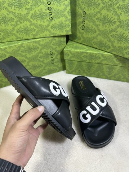Gucci cross-over slippers - Image 4