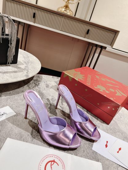 ChristianLouboutin fish mouth sandals high heels - Image 4