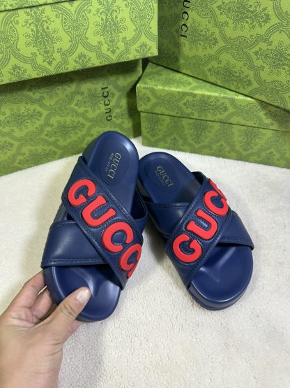 Gucci cross-over slippers - Image 5