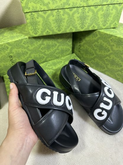 Gucci cross-over slide sandals - Image 5