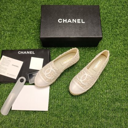 Chanel popular cowhide apricot casual shoes - Image 3