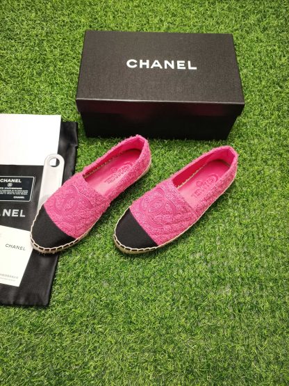 Chanel early spring sunshine pink black new fisherman shoes - Image 3