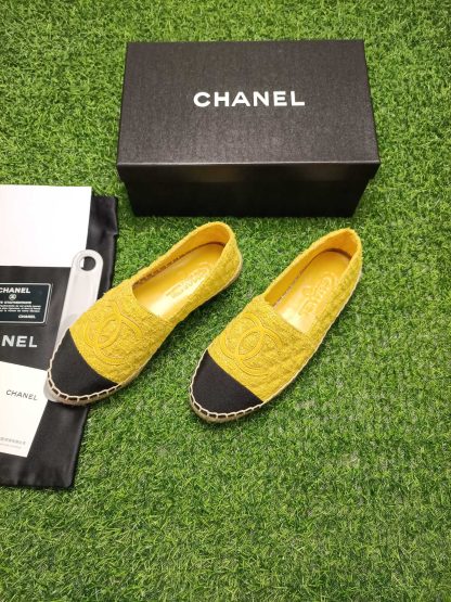 Chanel early spring sunshine yellow and black new fisherman shoes - Image 3