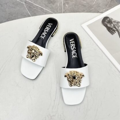 VERSACE flat slide sandals - Image 4