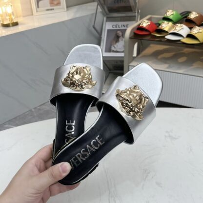 VERSACE flat slide sandals - Image 4