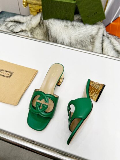 Gucci mid-heel slippers - Image 5