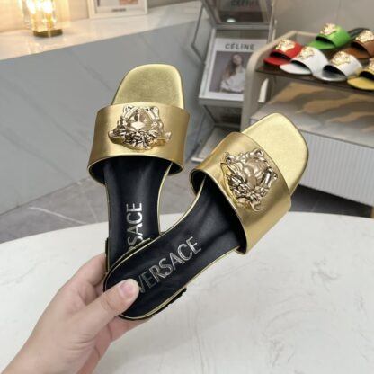 VERSACE flat slide sandals - Image 4