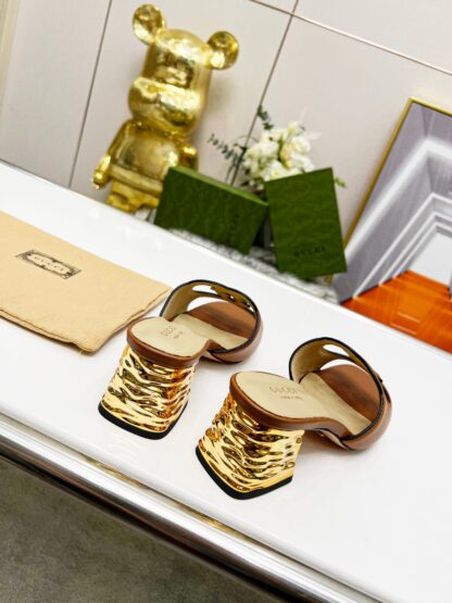 Gucci mid-heel slippers - Image 5