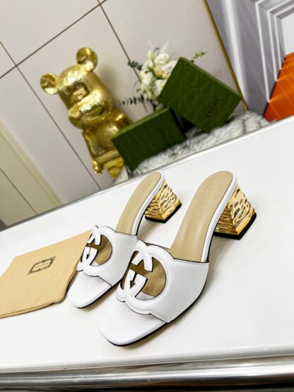 Gucci mid-heel slippers - Image 3