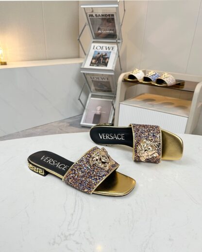VERSACE flat slide sandals - Image 5