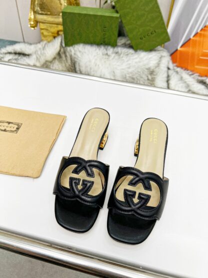 Gucci mid-heel slippers