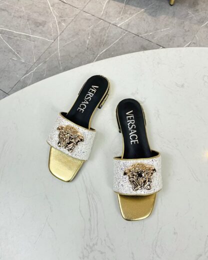 VERSACE flat slide sandals - Image 4