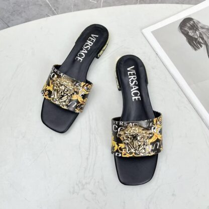 VERSACE flat slide sandals - Image 4