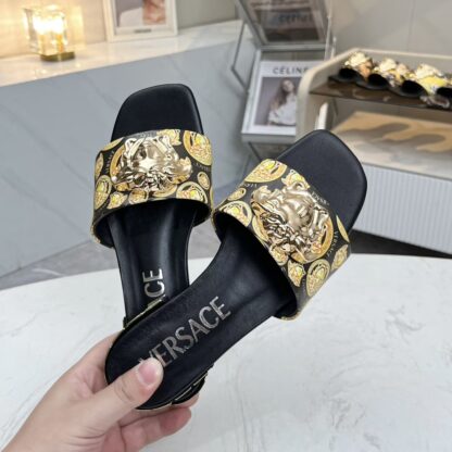 VERSACE flat slide sandals - Image 4