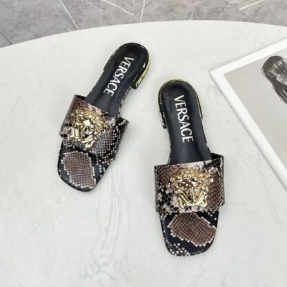 VERSACE flat slide sandals - Image 4