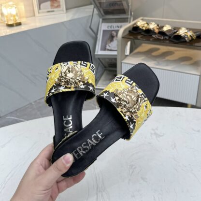 VERSACE flat slide sandals - Image 4