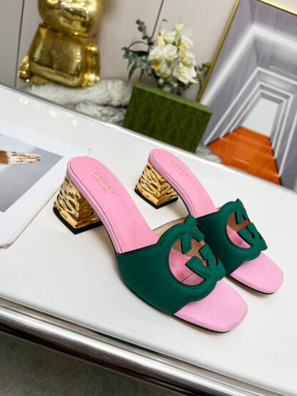 Gucci mid-heel slippers - Image 5