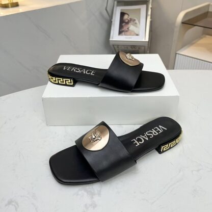 VERSACE flat slide sandals - Image 4