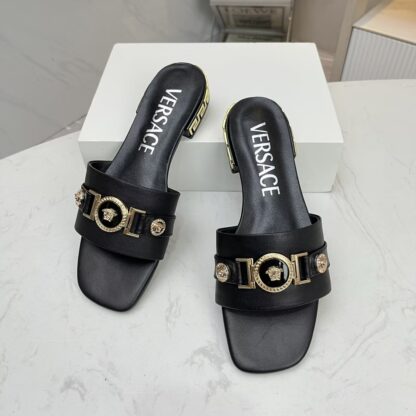 VERSACE flat slide sandals - Image 4