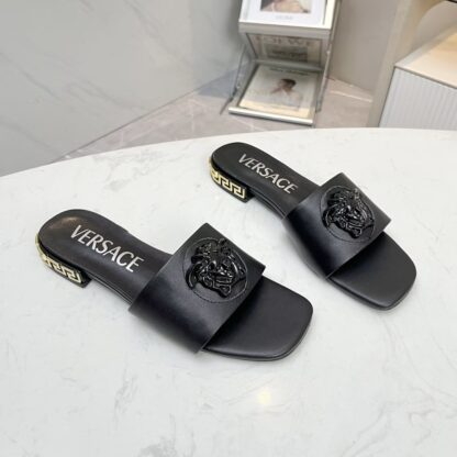 VERSACE flat slide sandals - Image 4