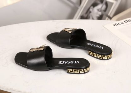 VERSACE flat slide sandals - Image 4