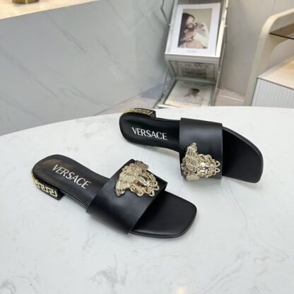 VERSACE flat slide sandals - Image 4