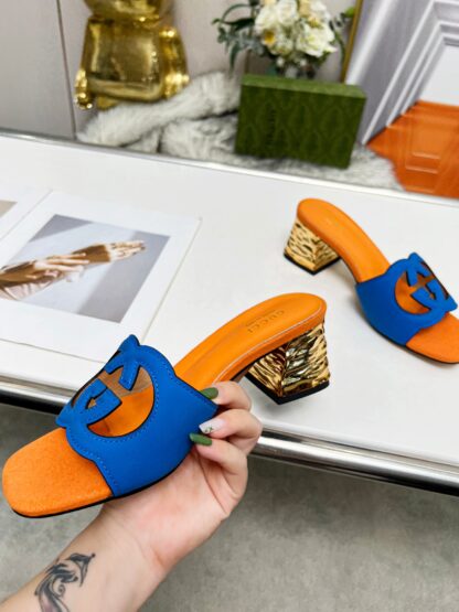 Gucci mid-heel slippers - Image 5