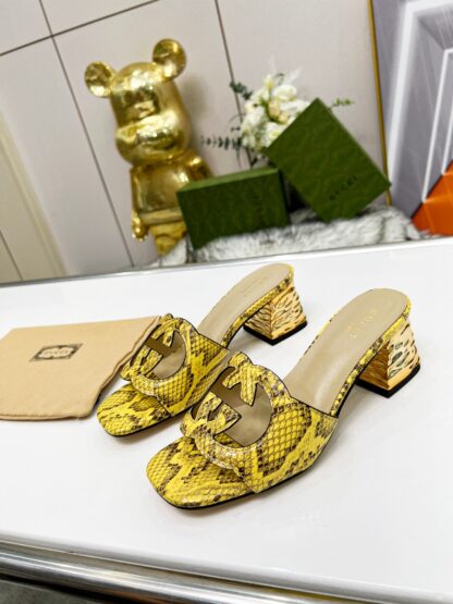Gucci mid-heel slippers - Image 5