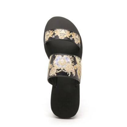 VERSACE flat printed sandals - Image 4