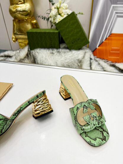 Gucci mid-heel slippers - Image 5