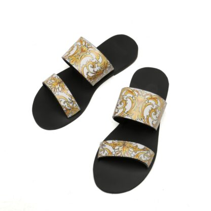 VERSACE flat printed sandals - Image 4