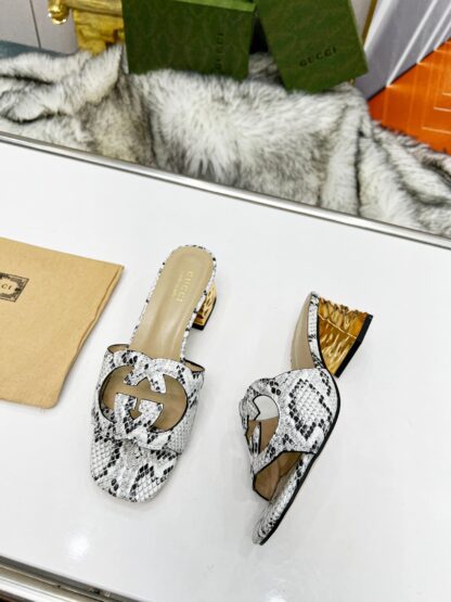 Gucci mid-heel slippers - Image 5