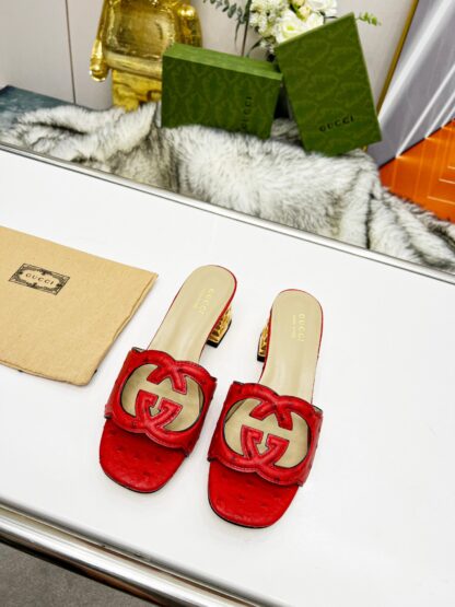 Gucci mid-heel slippers - Image 5