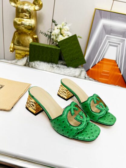 Gucci mid-heel slippers - Image 5