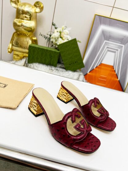 Gucci mid-heel slippers - Image 5