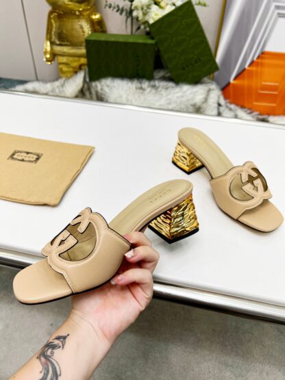 Gucci mid-heel slippers - Image 5