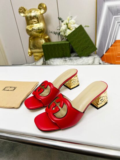 Gucci mid-heel slippers - Image 5