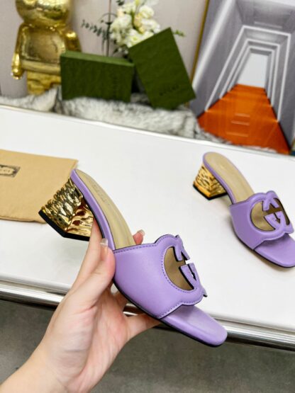 Gucci mid-heel slippers - Image 5