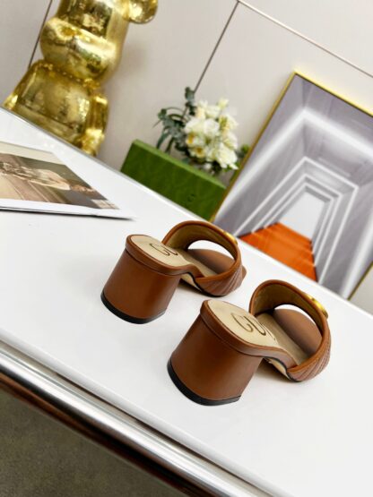 Gucci mid-heel slippers - Image 4
