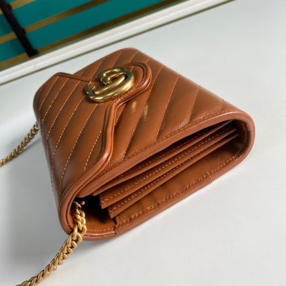 Gucci fashion chain bag with double G buckle handbag - Image 4